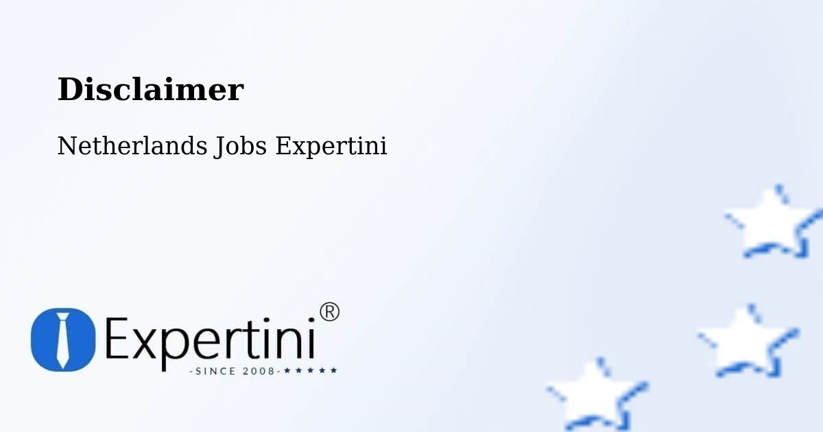 Disclaimer – Katwijk Aan Zee - Netherlands Jobs Expertini
