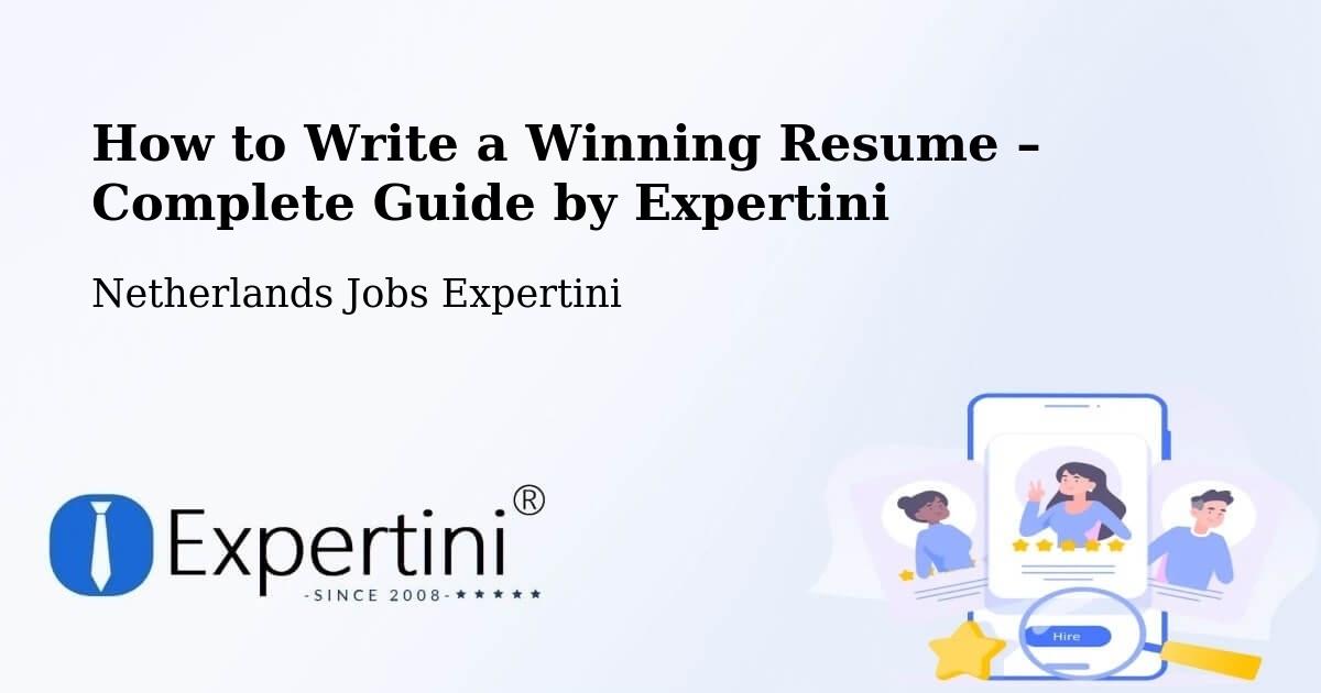 Resume Writing Guide for Job Seekers – Katwijk Aan Zee - Katwijk Aan Zee, Netherlands Jobs Expertini